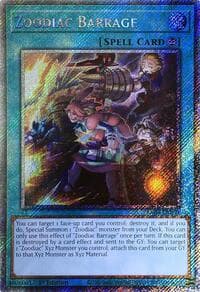 Zoodiac Barrage (Platinum Secret Rare): Quarter Century Stampede