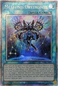 Meteonis Drytron (Platinum Secret Rare): Quarter Century Stampede