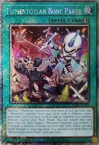 Mementotlan Bone Party (Platinum Secret Rare): Quarter Century Stampede