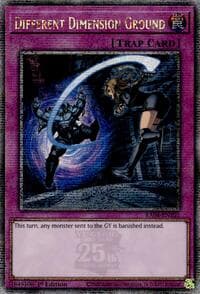 Different Dimension Ground (Quarter Century Secret Rare): Quarter Century Stampede
