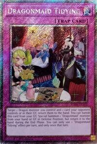Dragonmaid Tidying (Platinum Secret Rare): Quarter Century Stampede