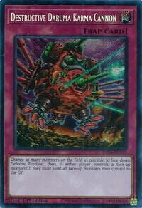 Destructive Daruma Karma Cannon (Secret Rare): Quarter Century Stampede