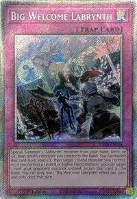 Big Welcome Labrynth (Platinum Secret Rare): Quarter Century Stampede