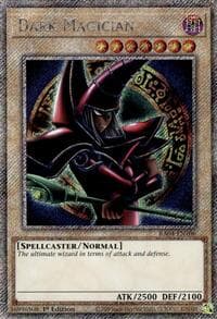 Dark Magician (Arkana) (Platinum Secret Rare): Quarter Century Stampede