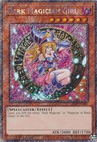 Dark Magician Girl (3rd Art) (Platinum Secret Rare): Quarter Century Stampede