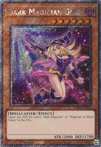 Dark Magician Girl (7th Art) (Platinum Secret Rare): Quarter Century Stampede