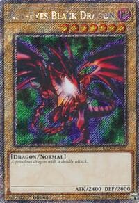 Red-Eyes Black Dragon (4th Art) (Platinum Secret Rare): Quarter Century Stampede