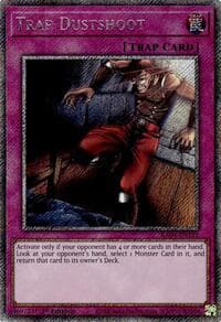 Trap Dustshoot (Platinum Secret Rare): Quarter Century Stampede