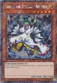 Zaborg the Thunder Monarch (Platinum Secret Rare): Quarter Century Stampede
