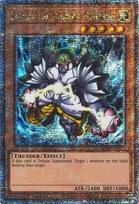 Zaborg the Thunder Monarch (Quarter Century Secret Rare): Quarter Century Stampede