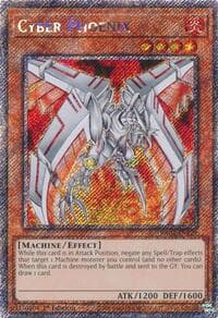 Cyber Phoenix (Platinum Secret Rare): Quarter Century Stampede