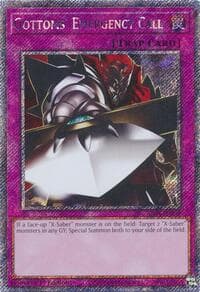 Gottoms' Emergency Call (Platinum Secret Rare): Quarter Century Stampede