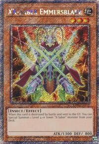 XX-Saber Emmersblade (Platinum Secret Rare): Quarter Century Stampede