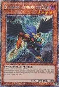 Blackwing - Zephyros the Elite (Platinum Secret Rare): Quarter Century Stampede