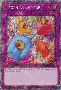 Token Stampede (Platinum Secret Rare): Quarter Century Stampede