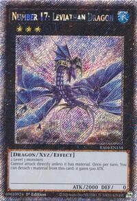 Number 17: Leviathan Dragon (Platinum Secret Rare): Quarter Century Stampede