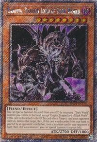 Grapha, Dragon Lord of Dark World (Platinum Secret Rare): Quarter Century Stampede
