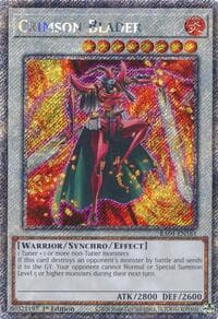 Crimson Blader (Platinum Secret Rare): Quarter Century Stampede