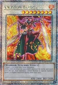 Crimson Blader (Quarter Century Secret Rare): Quarter Century Stampede