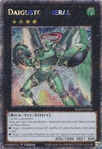 Daigusto Emeral (Platinum Secret Rare): Quarter Century Stampede