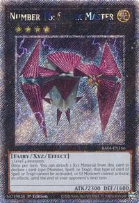 Number 16: Shock Master (Platinum Secret Rare): Quarter Century Stampede