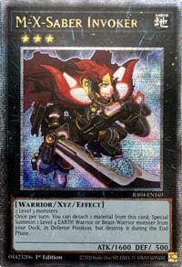 M-X-Saber Invoker (Quarter Century Secret Rare): Quarter Century Stampede