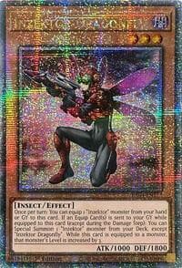 Inzektor Dragonfly (Quarter Century Secret Rare): Quarter Century Stampede