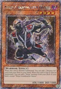 Ninja Grandmaster Hanzo (Platinum Secret Rare): Quarter Century Stampede