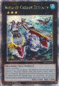 Wind-Up Carrier Zenmaity (Quarter Century Secret Rare): Quarter Century Stampede