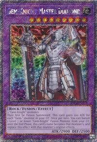 Gem-Knight Master Diamond (Platinum Secret Rare): Quarter Century Stampede