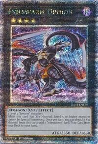Evilswarm Ophion (Quarter Century Secret Rare): Quarter Century Stampede