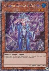 Spellbook Magician of Prophecy (Platinum Secret Rare): Quarter Century Stampede