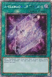 Spellbook of Secrets (Platinum Secret Rare): Quarter Century Stampede