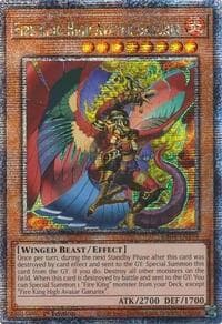 Fire King High Avatar Garunix (Quarter Century Secret Rare): Quarter Century Stampede