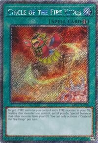 Circle of the Fire Kings (Platinum Secret Rare): Quarter Century Stampede