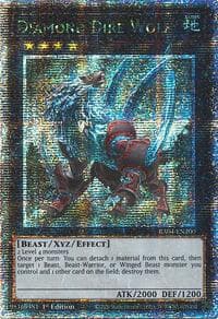 Diamond Dire Wolf (Quarter Century Secret Rare): Quarter Century Stampede