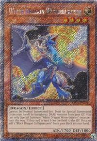 White Dragon Wyverburster (Platinum Secret Rare): Quarter Century Stampede