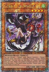 Harpie Channeler (Quarter Century Secret Rare): Quarter Century Stampede