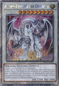Azure-Eyes Silver Dragon (Platinum Secret Rare): Quarter Century Stampede