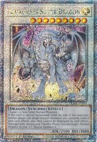 Azure-Eyes Silver Dragon (Quarter Century Secret Rare): Quarter Century Stampede
