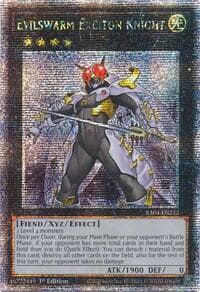 Evilswarm Exciton Knight (Quarter Century Secret Rare): Quarter Century Stampede