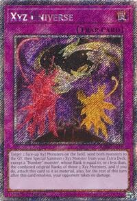 Xyz Universe (Platinum Secret Rare): Quarter Century Stampede