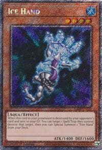 Ice Hand (Platinum Secret Rare): Quarter Century Stampede