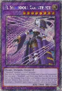 El Shaddoll Construct (Platinum Secret Rare) (Alternate Art): Quarter Century Stampede