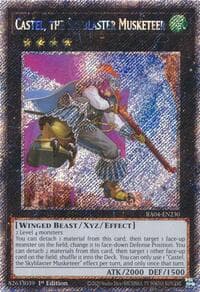 Castel, the Skyblaster Musketeer (Platinum Secret Rare): Quarter Century Stampede