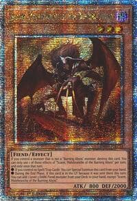 Scarm, Malebranche of the Burning Abyss (Quarter Century Secret Rare): Quarter Century Stampede