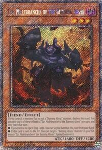 Cir, Malebranche of the Burning Abyss (Platinum Secret Rare): Quarter Century Stampede