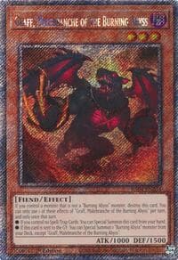 Graff, Malebranche of the Burning Abyss (Platinum Secret Rare): Quarter Century Stampede