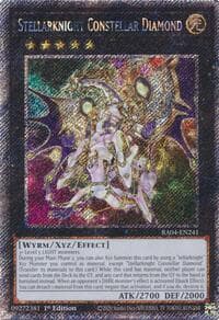 Stellarknight Constellar Diamond (Platinum Secret Rare): Quarter Century Stampede