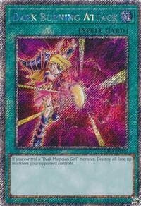 Dark Burning Attack (Platinum Secret Rare): Quarter Century Stampede